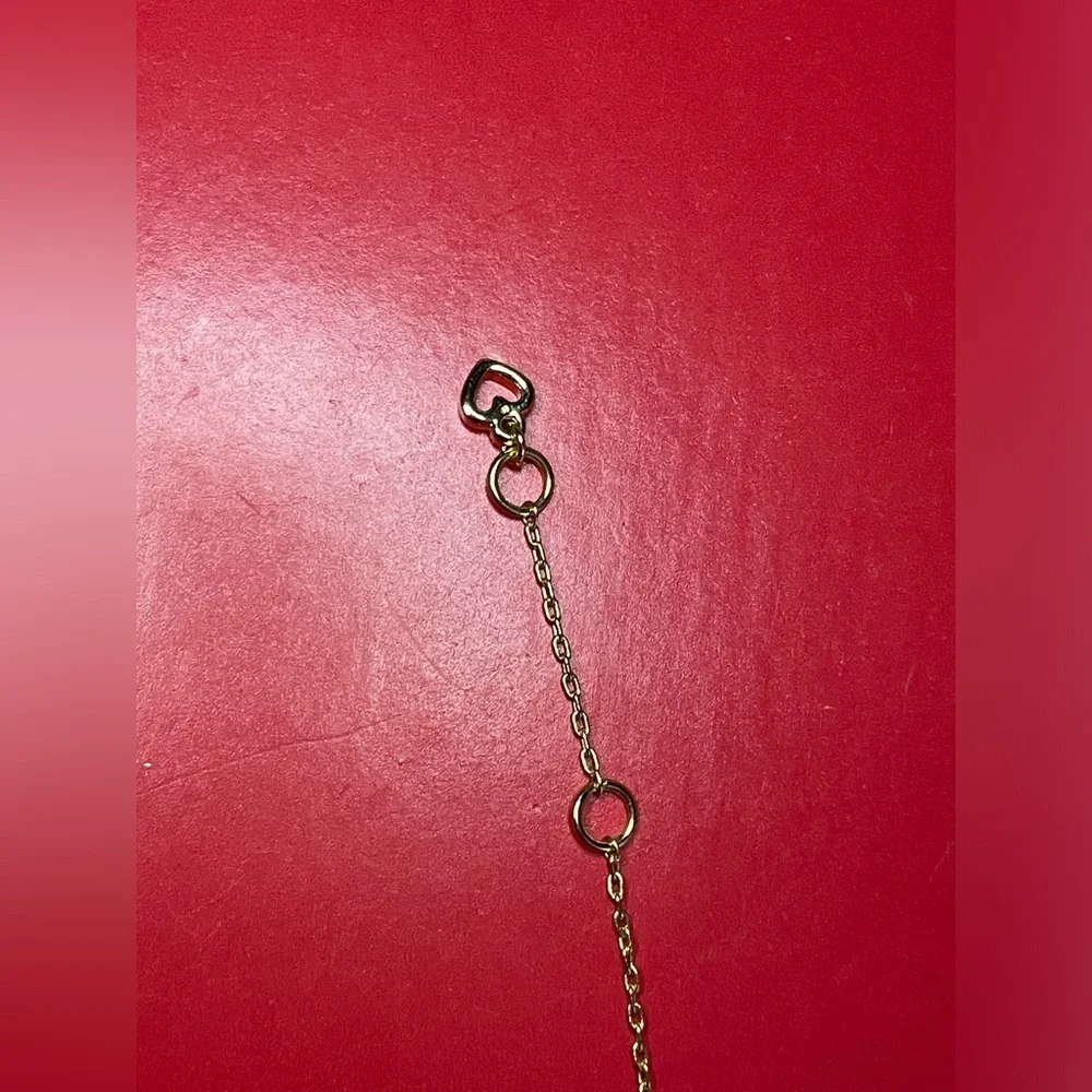 Kate Spade Necklace,Kate Spade Gold Necklace with gold Flower Charm